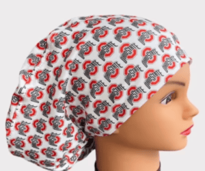 Ohio State Euro Scrub Cap