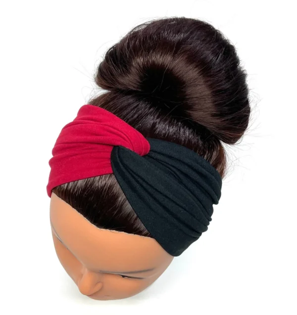 Black and Red Turban