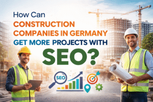 How can construction companies in Germany get more projects with SEO