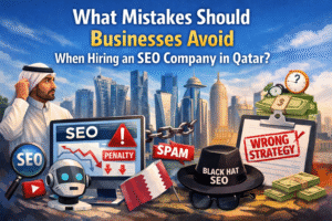 What mistakes should businesses avoid when hiring an SEO company in Qatar