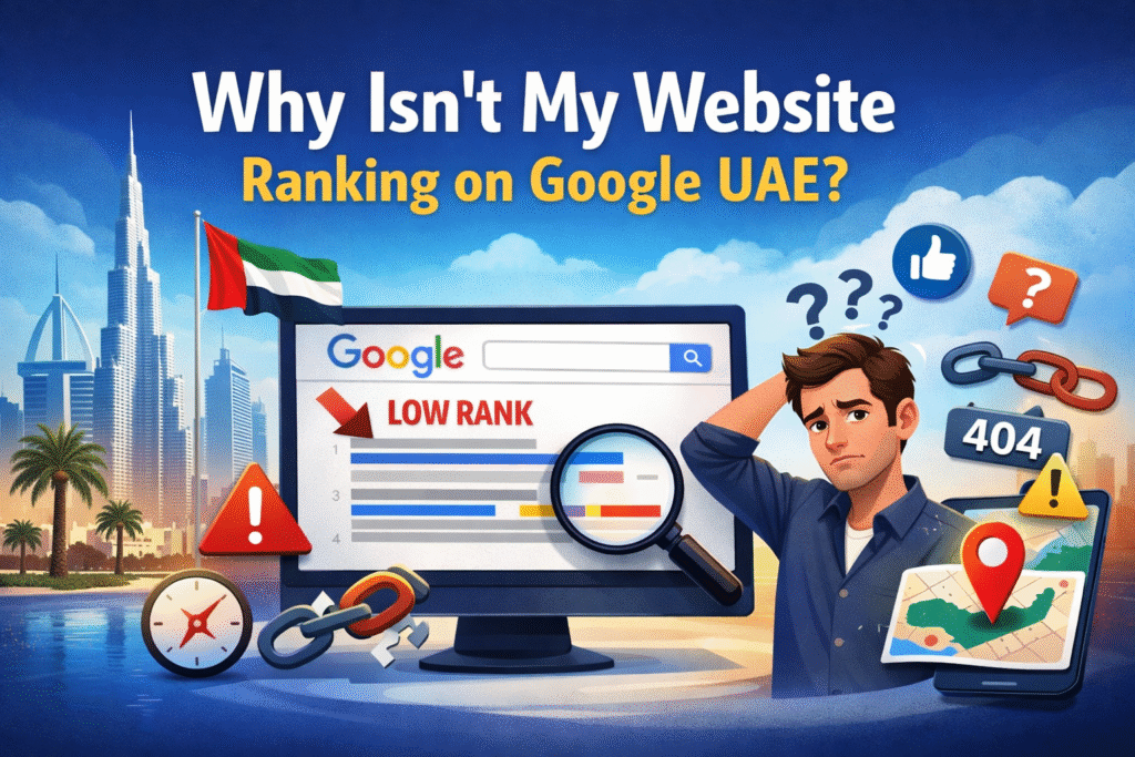 Why isn’t my website ranking on Google UAE