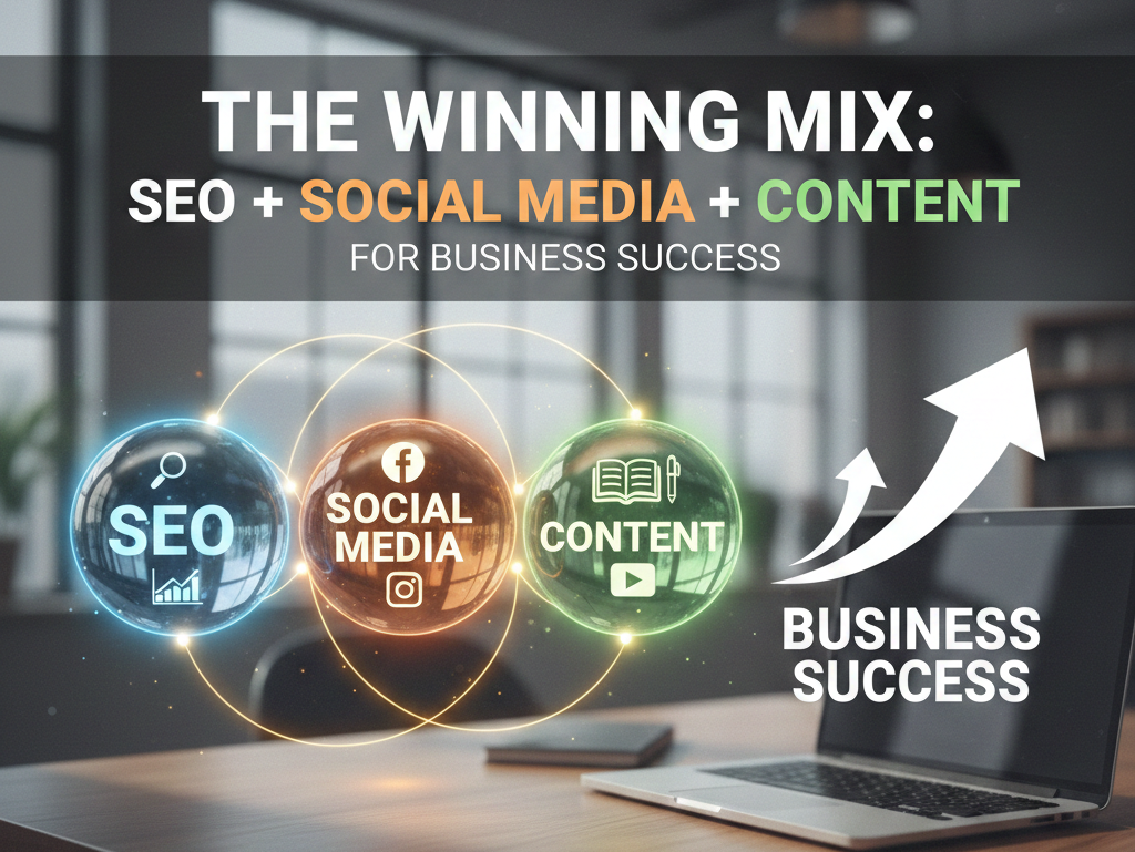 The Winning Mix SEO Social Media & Content For Business Success