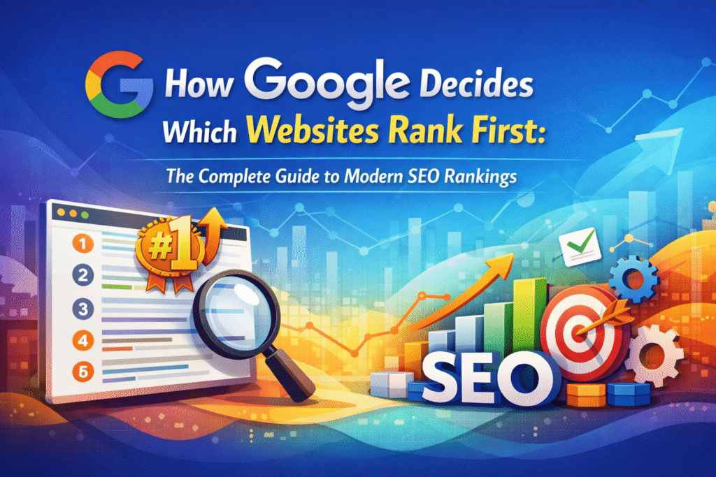 How Google Decides Which Websites Rank First The Complete Guide to Modern SEO Rankings