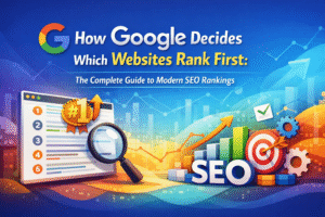 How Google Decides Which Websites Rank First The Complete Guide to Modern SEO Rankings