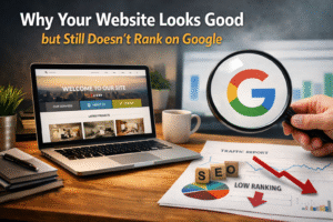 Why Your Website Looks Good but Still Doesn’t Rank on Google