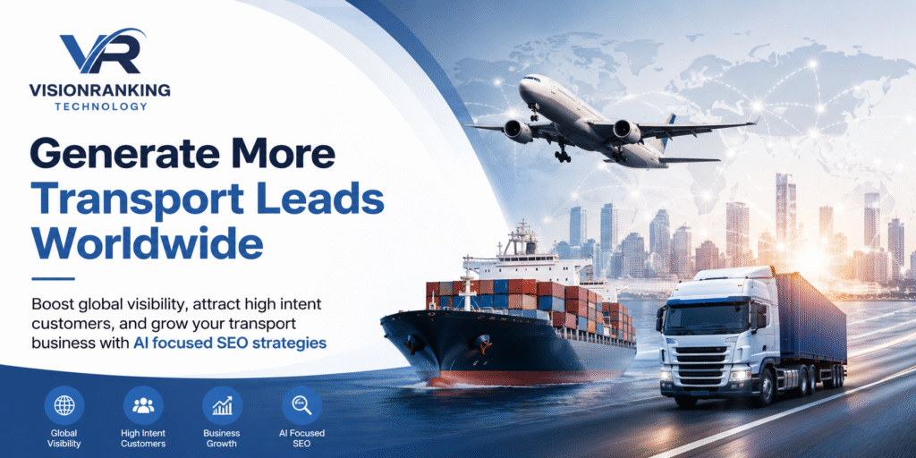 How to generate leads for transport services using SEO globally