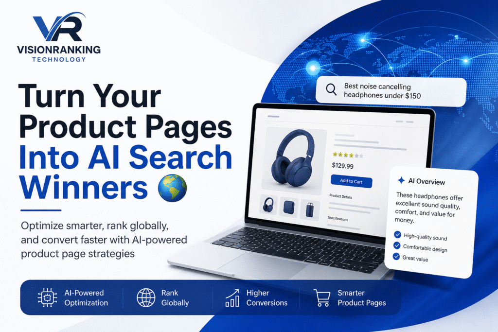 How to optimize product pages for AI search results globally