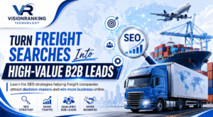 How can freight companies generate B2B leads using SEO