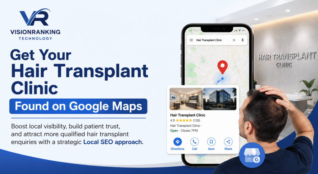 How Hair Transplant Clinics Can Rank Higher on Google Maps