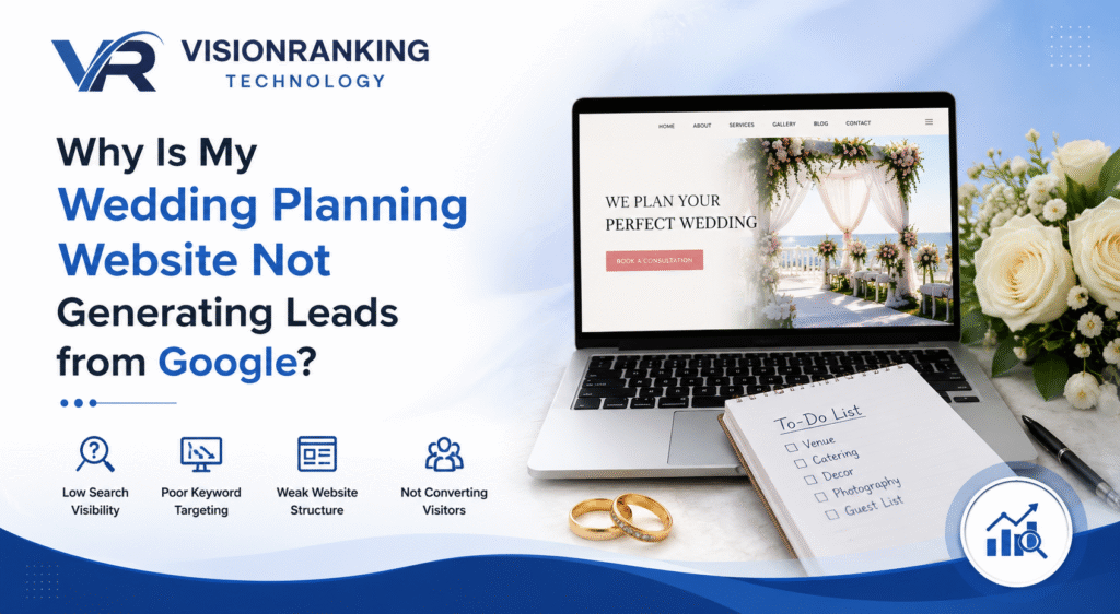 Why Is My Wedding Planning Website Not Generating Leads from Google