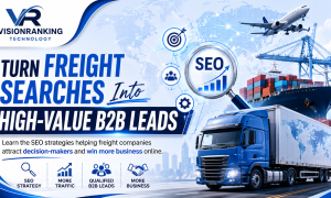 How can freight companies generate B2B leads using SEO